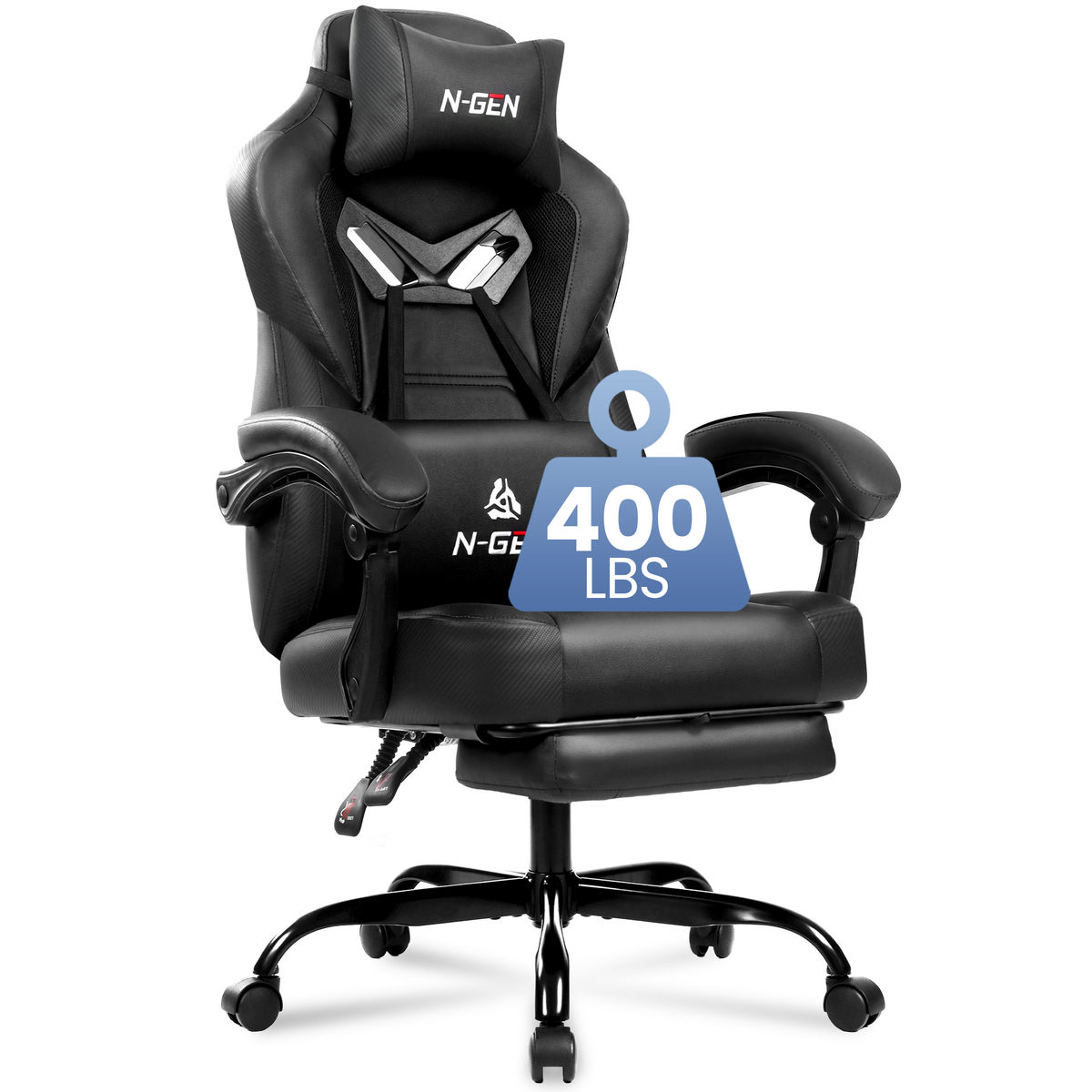 CELTOSS Gaming Chairs with Footrest, Big and Tall Gamer Chair with Headrest and Lumbar Support for adults