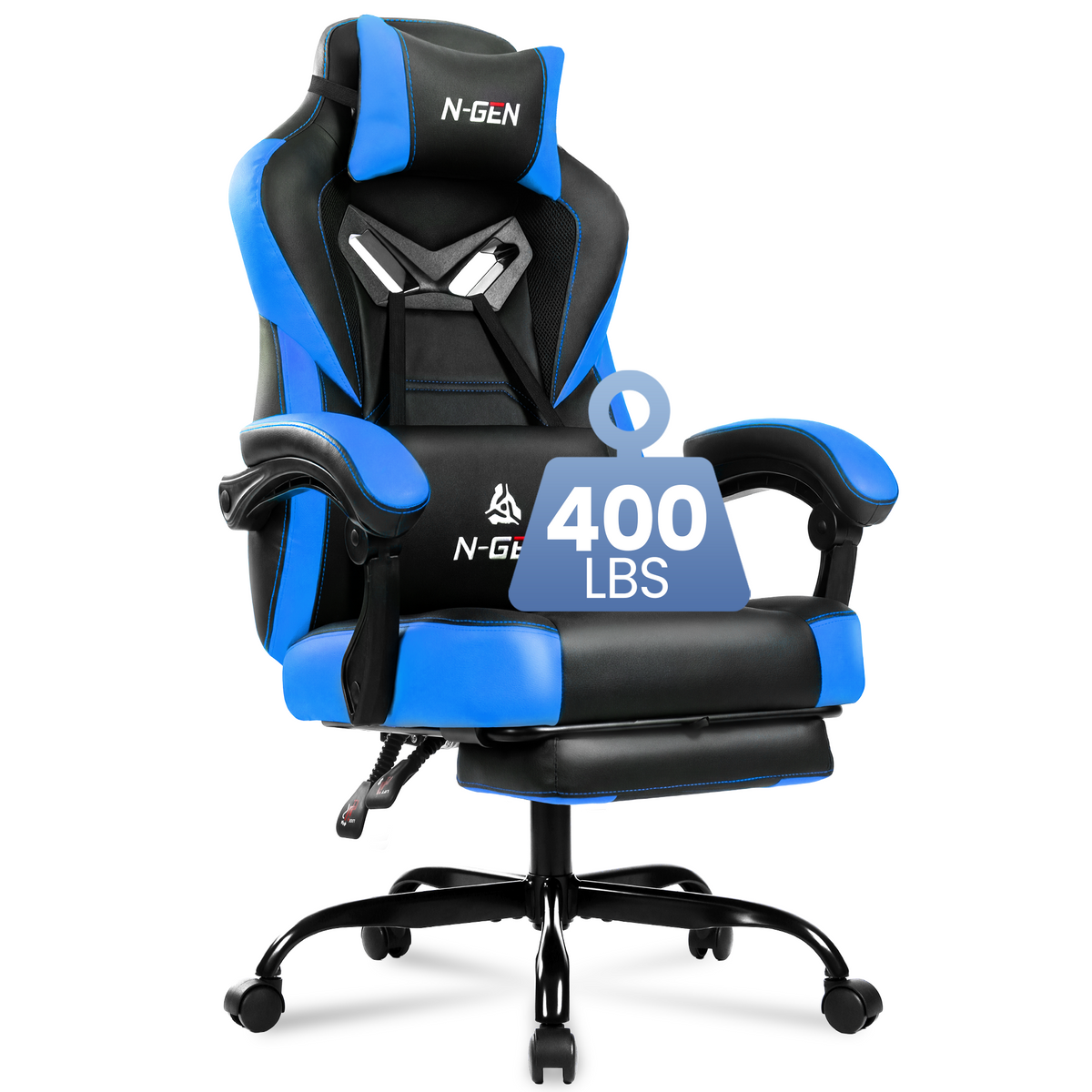 CELTOSS Gaming Chairs with Footrest, Big and Tall Gamer Chair with Headrest and Lumbar Support for adults