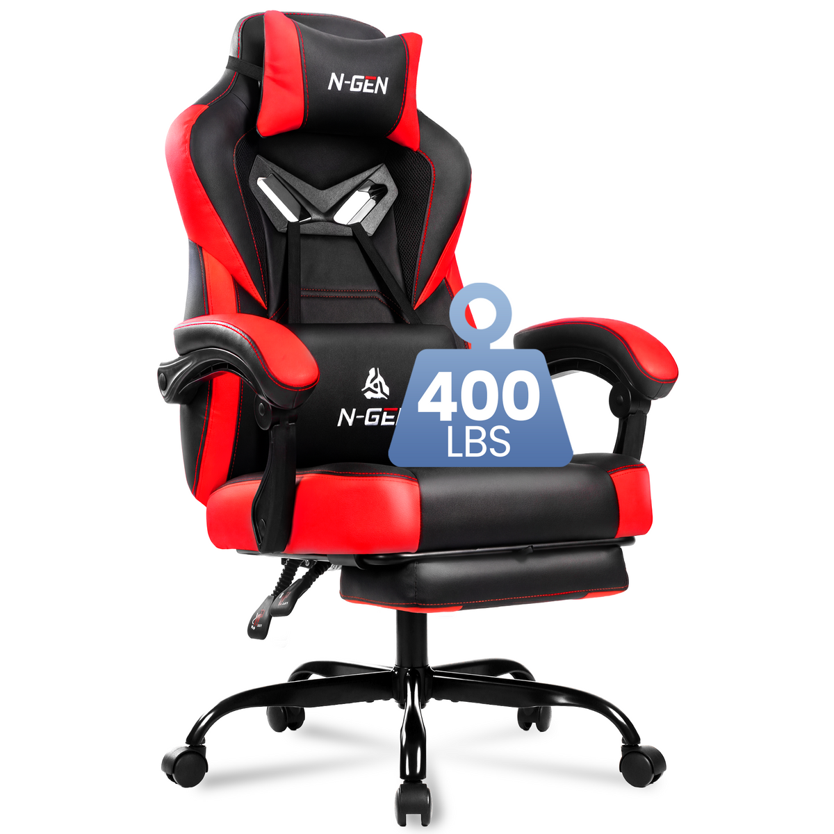CELTOSS Gaming Chairs with Footrest, Big and Tall Gamer Chair with Headrest and Lumbar Support for adults