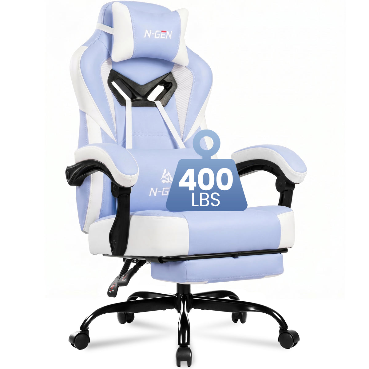 CELTOSS Gaming Chairs with Footrest, Big and Tall Gamer Chair with Headrest and Lumbar Support for adults