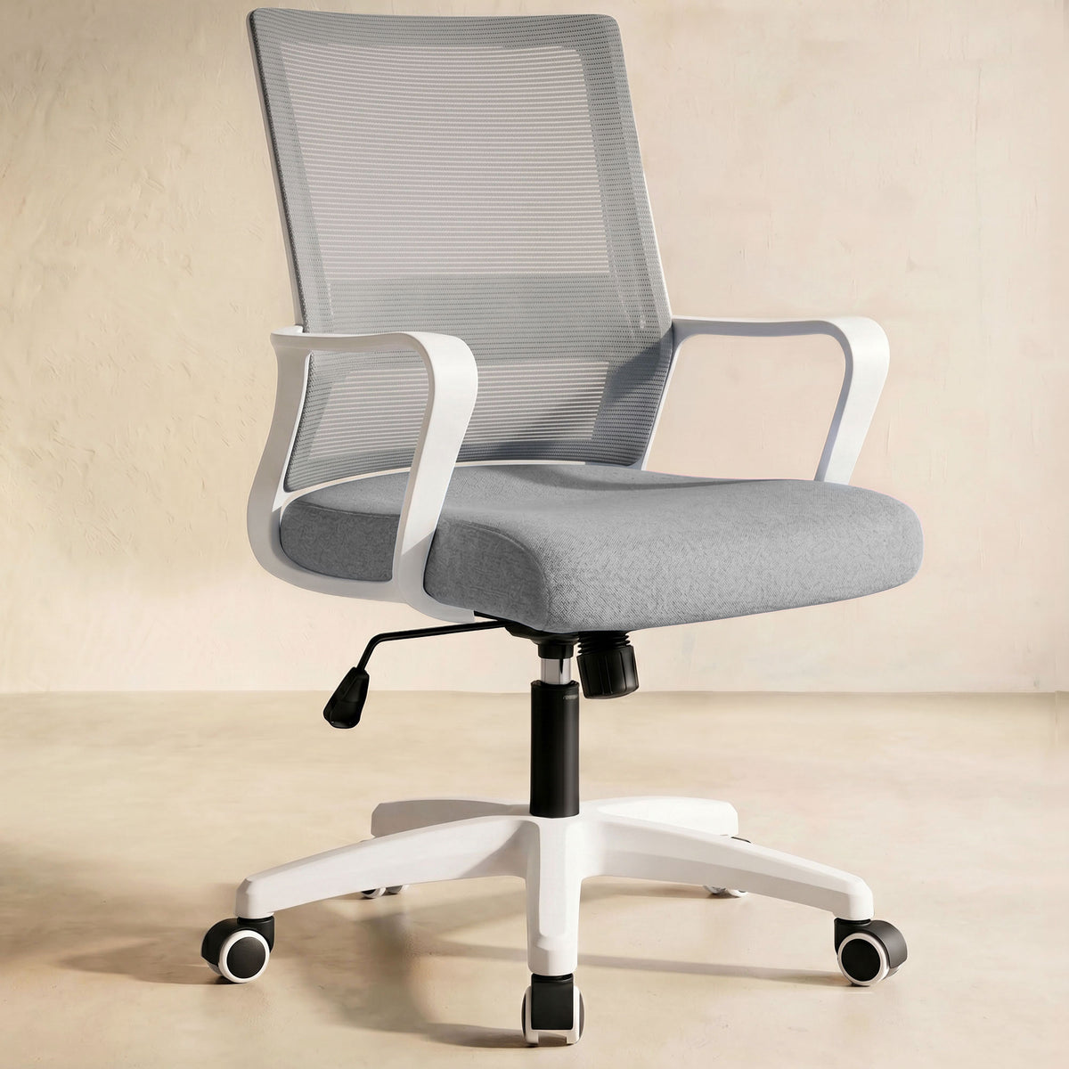 CELTOSS Office Chair, Wide Seat with Lumbar Support, Adjustable Height, Home Office Computer Desk Chair