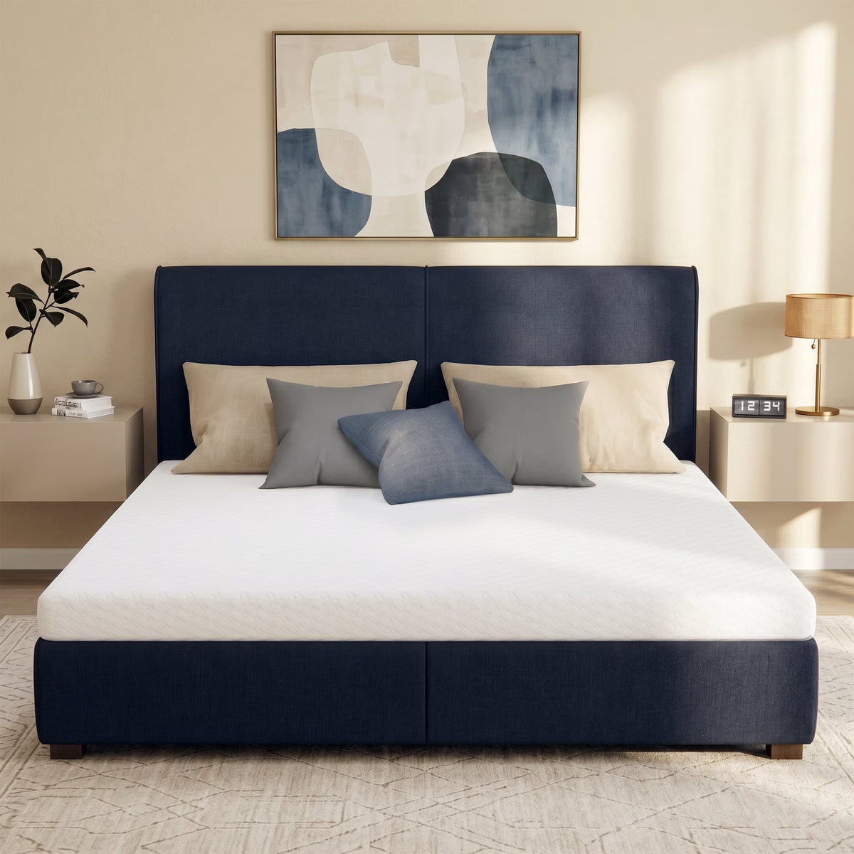 CELTOSS Twin XL Mattress, Green Tea Infused Memory Foams, Medium Firm, Pressure Relief, Mattress in a Box, Adult