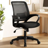 CELTOSS Ergonomic Home Office Chair, Mid Back Lumbar Support Desk Chair, Adjustable Height with Armrests for Adults