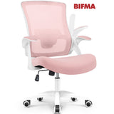 CELTOSS Ergonomic Office Chair, Wide Seat with Flip-Up Armrests, Lumbar Support, Adjustable Height, Comfy Home Task Computer Chair