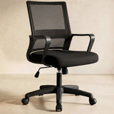 CELTOSS Office Chair, Wide Seat with Lumbar Support, Adjustable Height, Home Office Computer Desk Chair