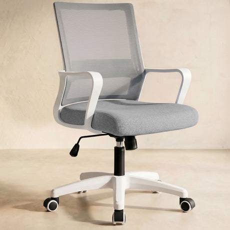 CELTOSS Office Chair, Wide Seat with Lumbar Support, Adjustable Height, Home Office Computer Desk Chair