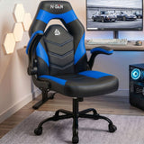 CELTOSS Gaming Chair, Flip-up Armrest Computer Chair Ergonomic Office Chair PU Leather Desk Chair Executive Adjustable Swivel Task Chair