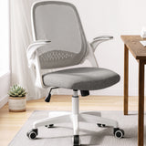 CELTOSS Ergonomic Office Chair, Mid Back Mesh Computer Desk Chair, Flip-Up Arms, Adjustable Lumbar Support for Home Office