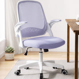 CELTOSS Ergonomic Office Chair, Mid Back Mesh Computer Desk Chair, Flip-Up Arms, Adjustable Lumbar Support for Home Office