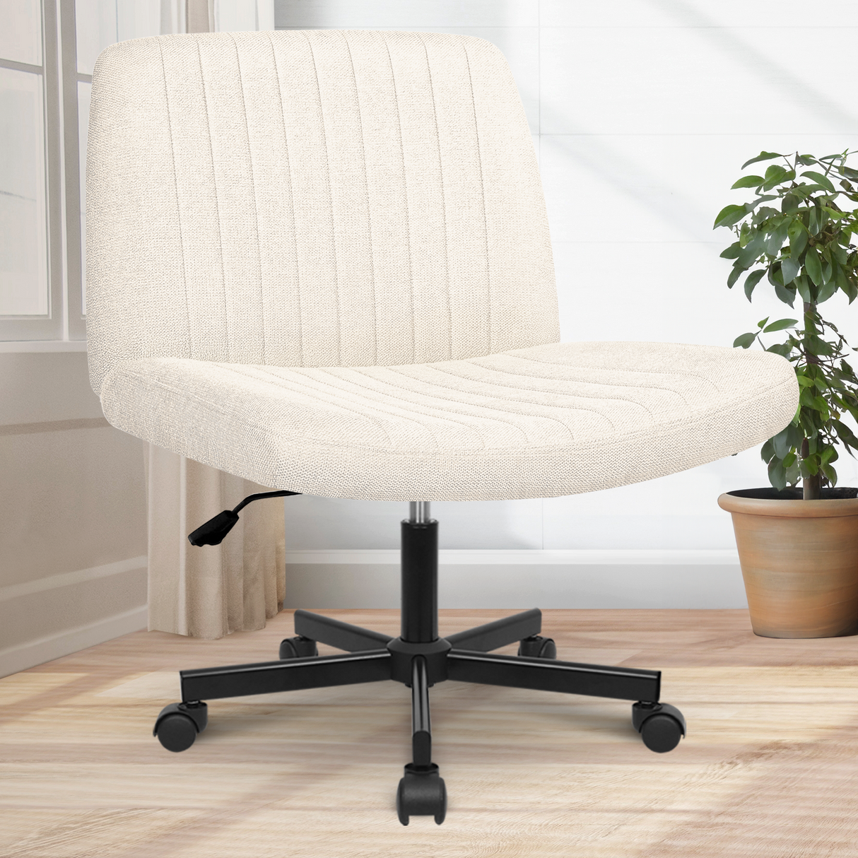 Home Chair MELLOW-Wheel Beige