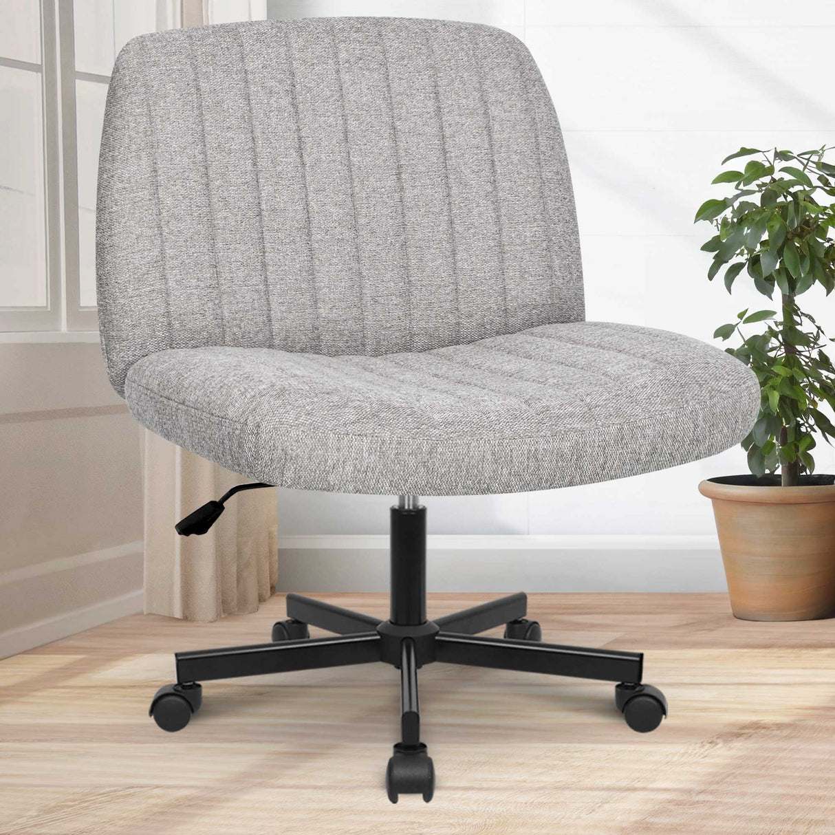 Home Chair MELLOW-Wheel Gray
