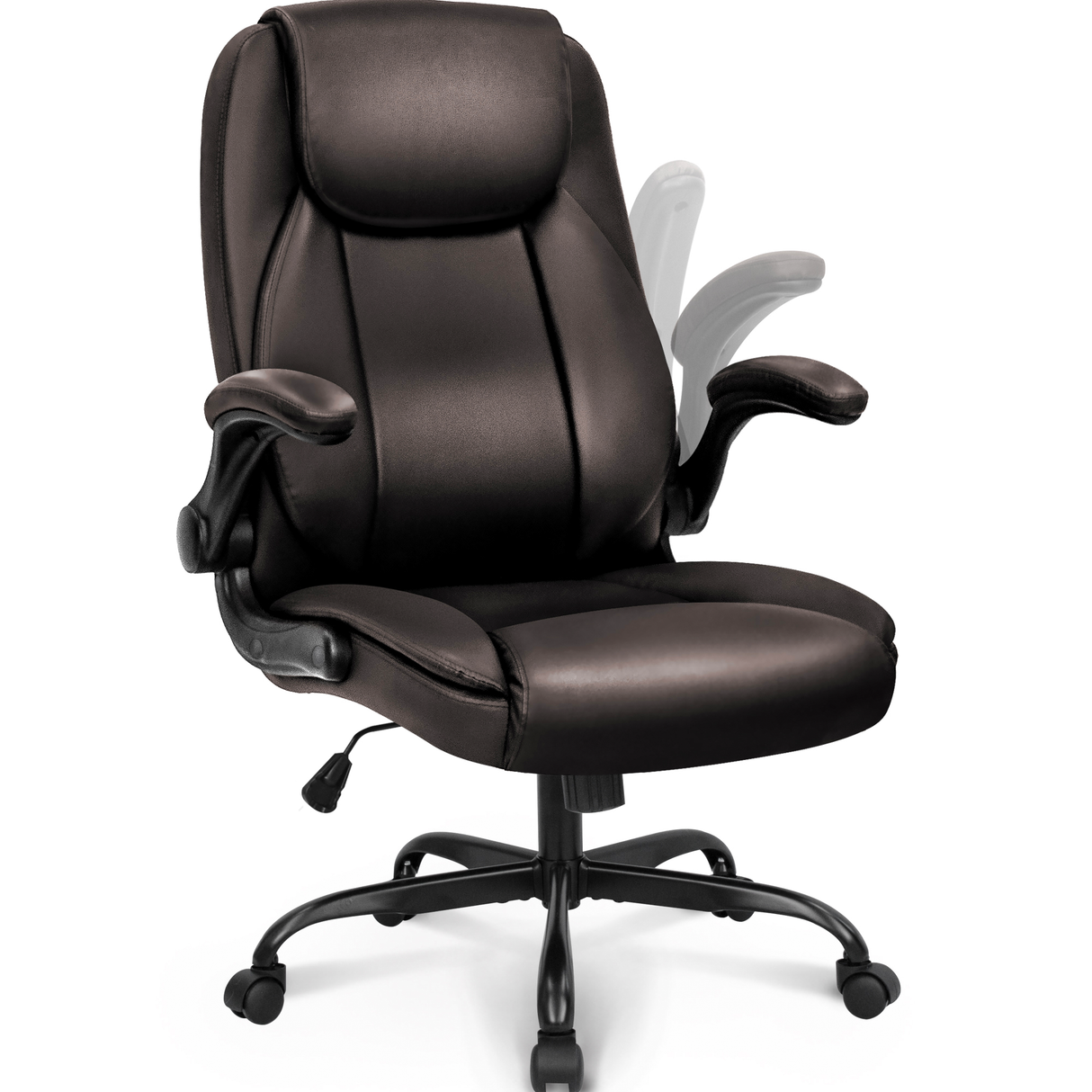 PU Office Chair HPAC Brown