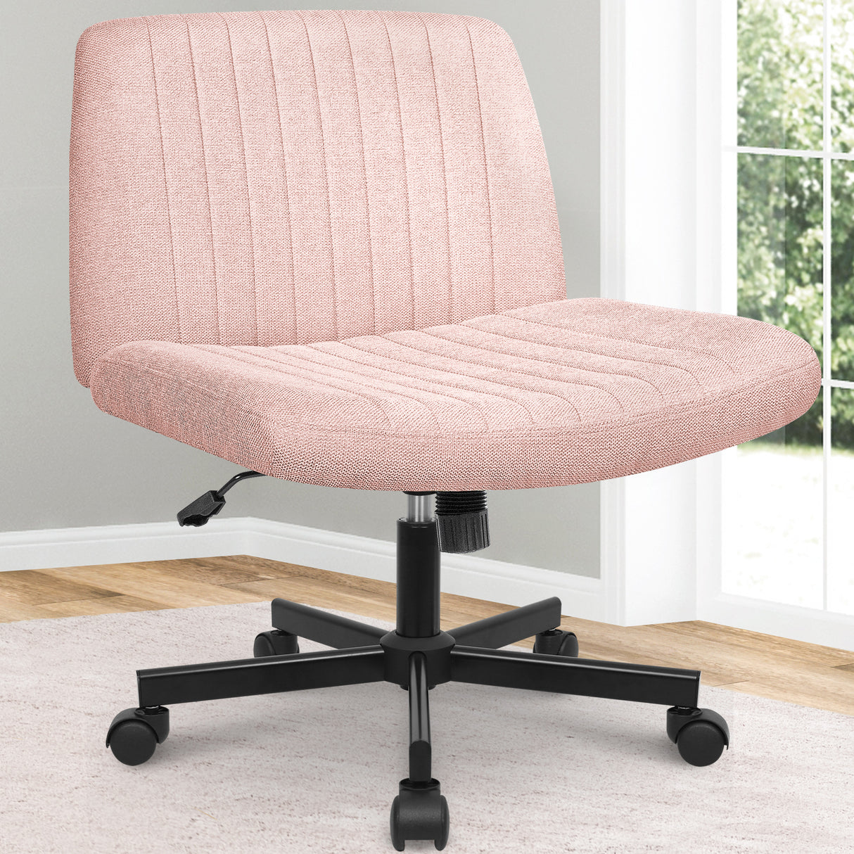 Home Chair COZY-Wheel Pink