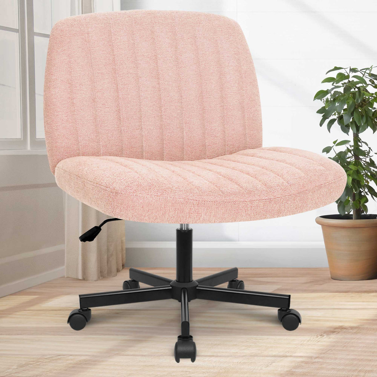 Home Chair MELLOW-Wheel Pink